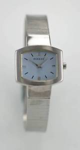 【送料無料】parade womens stainless steel silver battery watch