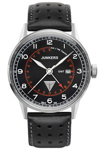 【送料無料】junkers g38 herrenuhr dual time 69462