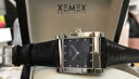 【送料無料】xemex avenue midsize designer uhr saphirglas zifferblatt perlmutt schwarz