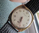 【送料無料】vintage 9 majex mens gold cased watch