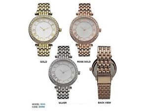 【送料無料】ladies rhinestone roman numeral fashion wrist watch 36mm 【送料無料】ladies rhinestone roman numeral fashion wrist watch 36mm