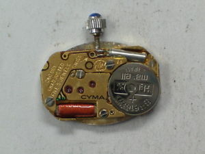 【送料無料】used cyma eta 280001 quartz wristwatch movement m409