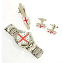 yzboxx england watch tie pin and cufflinks gents gift set in presentation box