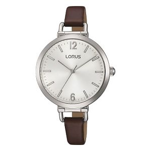 【送料無料】lnp rg267kx9 lorus ladies stainless steel leather strap watch