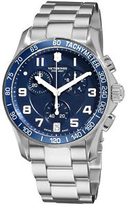 楽天hokushin【送料無料】nwt victorinox swiss army 241497 classic chronograph blue chrono