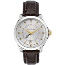 【送料無料】orologio uomo lucien rochat montpellier r0451104001 gmt pelle marrone bianco