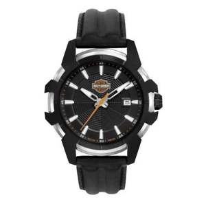 【送料無料】harley davidson 78b123 gents spider web wristwatch