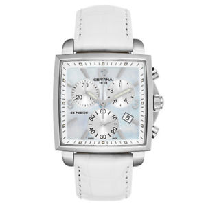 【送料無料】certina ds podium chronograph womens quartz watch c0013171611700