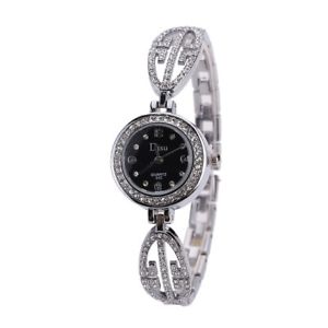 【送料無料】silver crystal ladies fashion watch