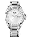 【送料無料】orologio uomo hugo boss 1513040 bracciale acciaio bianco classico man