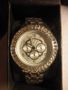 【送料無料】valletta fmdct517a quartz silver tone watch