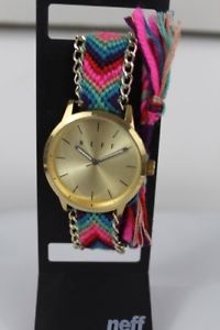【送料無料】 neff riley youth wrist watch gold