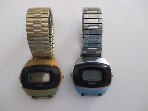 【送料無料】vintage timex h cell lcd wrist