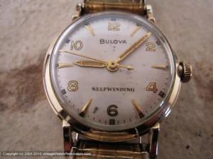 【送料無料】mid fifties bulova selfwinding oc, automatic, gents 【送料無料】mid fifties bulova selfwinding oc, automatic, gents