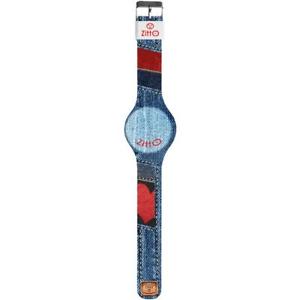 【送料無料】orologio zitto mini street edition kc lovely vintage silicone 36mm jeans