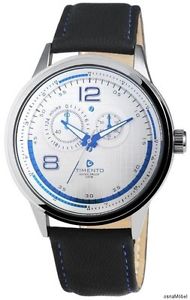 【送料無料】timento herren analoguhr schwarzsilber quarzuhrwerk neu 074 【送料無料】timento herren analoguhr schwarzsilber quarzuhrwerk neu 074