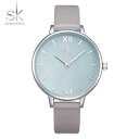 【送料無料】ultra slim shengke leather watch women fashion watch elegant dress gifts for her