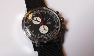 【送料無料】alter herren rewatch chronograph chrom handaufzug vintage 60er germany uhr