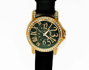 【送料無料】chronostar orologio donna lunetta ed anse con strass i061