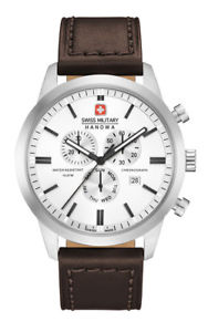 スイスミリタリー 腕時計（メンズ） 【送料無料】swiss military hanowa chrono classic herrenuhr 6430804001 analog chronograph,