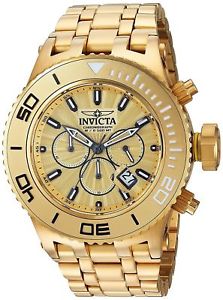【送料無料】23935 invicta subaqua quartz chronograph men 52mm stainless steel bracelet watch
