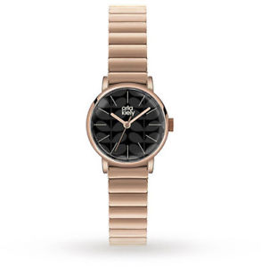 【送料無料】orla kiely frankie ladies rose gold plated bracelet watch ok4012oknp