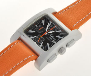 【送料無料】look 4 man, mod ibiza cronografo in alluminio anni 2000, quadrante nero