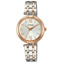 【送料無料】lorus ladies two tone bracelet watch rg288kx9(2)