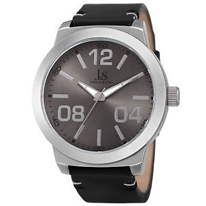 【送料無料】mens joshua amp; sons jx103ss classic quartz movement genuine leather strap watch 【送料無料】mens joshua amp; sons jx103ss classic quartz movement genuine leather strap watch