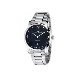 【送料無料】orologio philip watch couture r8253198825 bracciale acciaio nero uomo donna