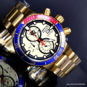 【送料無料】invicta reserve scuba sea base swiss made 47mm gold plated sapphire watch