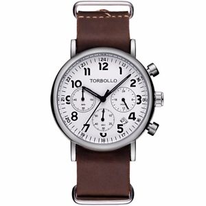 【送料無料】chronograph torbollo luxury quartz watch mens stainless steel men stopwatch