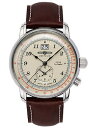 【送料無料】zeppelin herrenuhr lz126 los angeles dualtime 86445