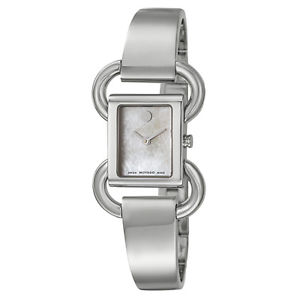 【送料無料】movado stainless steel womens swiss quartz watch 0606736