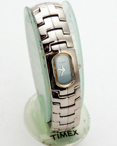 【送料無料】timex t53401 9j womens stainless steel bracelet analogue quartz watch