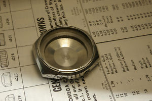 【送料無料】48mm edox geoscope 48 watch case in great original unpolished shape rare