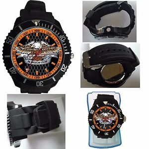 【送料無料】orologio harley davidson moto biker nuovo ghiera girevole adulto man watch 【送料無料】orologio harley davidson moto biker nuovo ghiera girevole adulto man watch