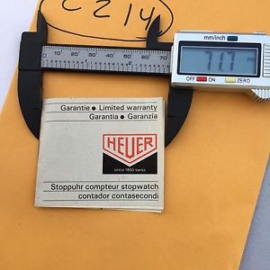 【送料無料】heuer blank original booklet manuel guarantee papers