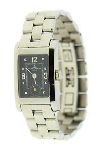 【送料無料】baume amp; mercier hampton stainless steel watch
