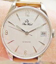 yzstylish 1970s gents solid silver auto eta 28242 peter watch serviced warranty