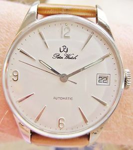 【送料無料】stylish 1970s gents solid silver auto eta 28242 peter watch serviced warranty 【送料無料】stylish 1970s gents solid silver auto eta 28242 peter watch serviced warranty
