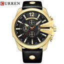 【送料無料】relogio masculino curren men watches top luxury popular watch man quartz go