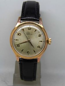 montre zenith boite plaqu or mouvement 106506 vintage znith 1960