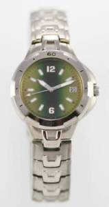 【送料無料】lorus green gold mens stainless steel silver date 30m quartz battery watch 【送料無料】lorus green gold mens stainless steel silver date 30m quartz battery watch