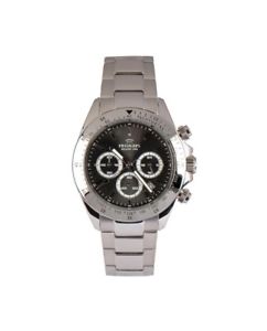 【送料無料】orologio pryngeps in acciaio modello daytona nerogrigio cr623