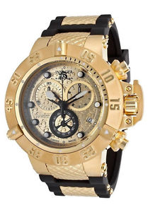 【送料無料】invicta mens 15802 subaqua noma yelloww gold swiss made ret1995