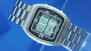 【送料無料】vintage certina chronolympic lcd digital watch circa 1970s esa 934711 very rare