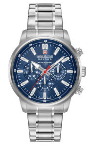 【送料無料】swiss military hanowa horizon multifunction 06528504003 herrenuhr edelstahl