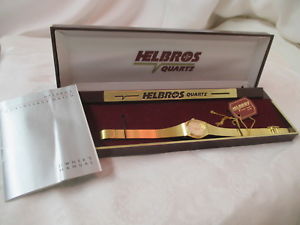 【送料無料】vintage helbros quartz watch nib 24691 he2016