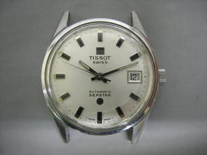 【送料無料】tissot steel vintage seastar automatic date ref 44543 1x 【送料無料】tissot steel vintage seastar automatic date ref 44543 1x